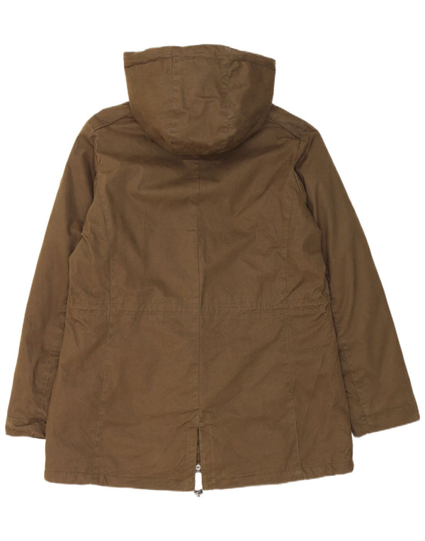 Damska kurtka parka z kapturem Brugi UK 18 XL, bawełna khaki