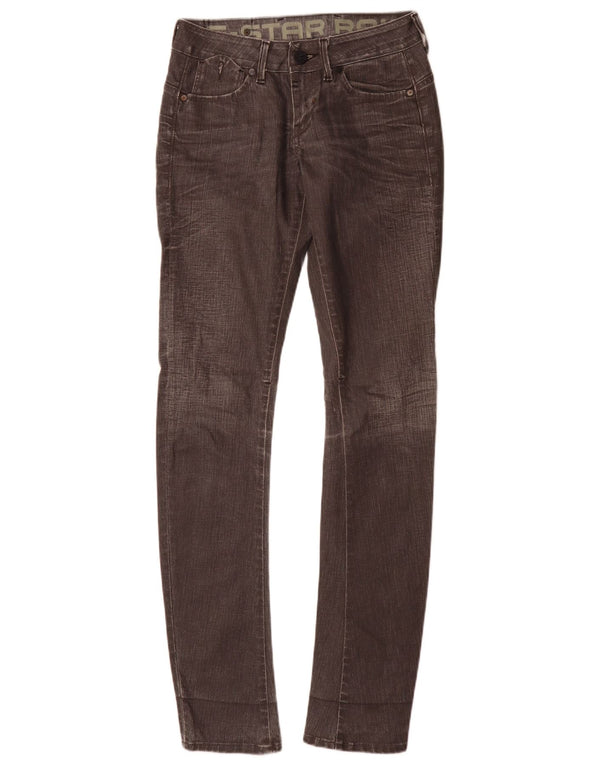 Damskie jeansy slim G-Star W28 L32 Szara bawełna