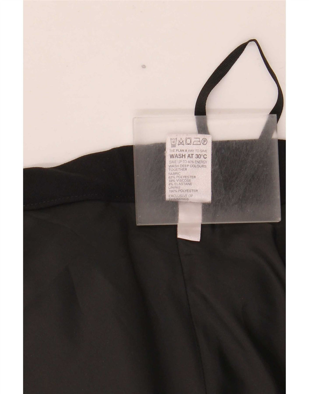 Marks & Spencer Damska spódnica w kształcie litery A w abstrakcyjny wzór UK 16, duża W40 czarna