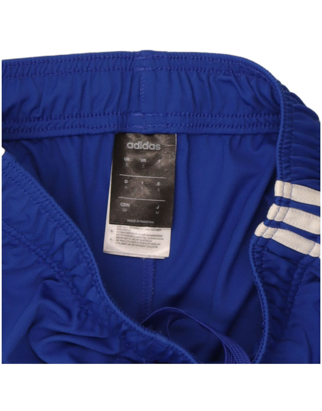 Męskie spodenki sportowe Adidas Climalite, małe, niebieskie, poliestrowe