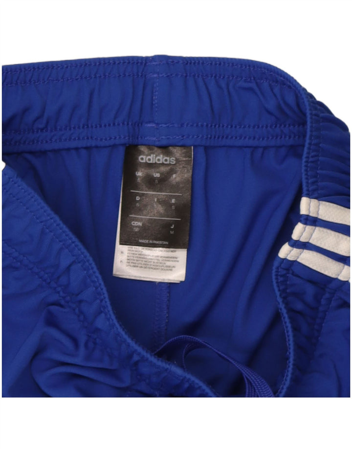 Męskie spodenki sportowe Adidas Climalite, małe, niebieskie, poliestrowe