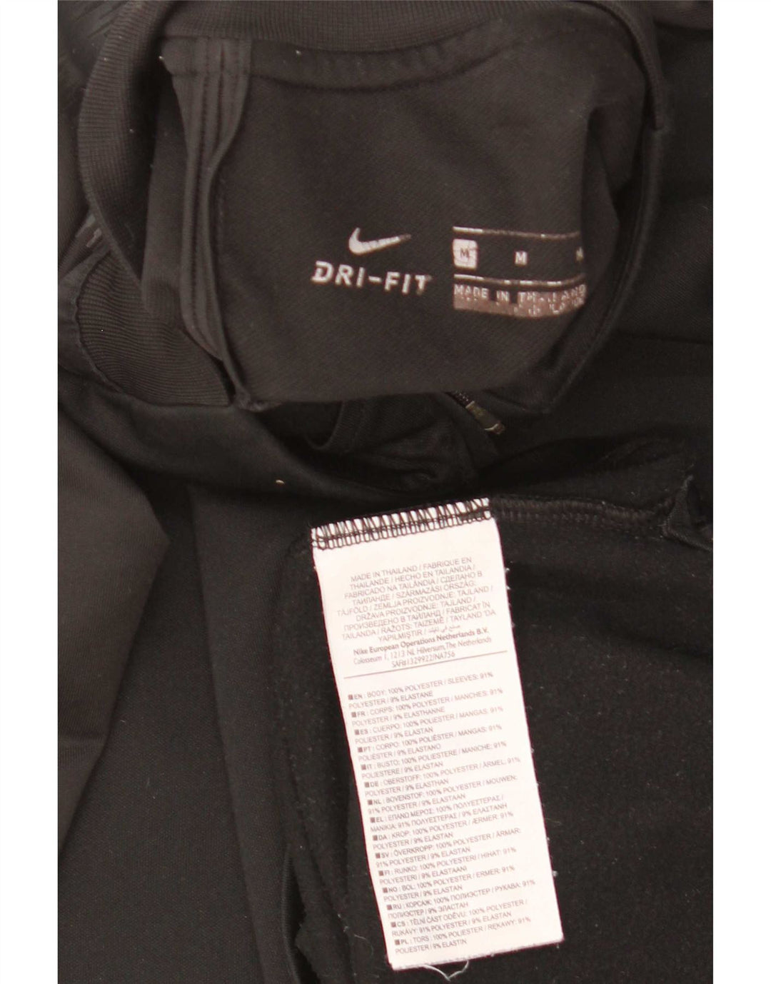 Męski dres Nike Dri Fit Graphic Pullover Top w kolorze średniej czerni
