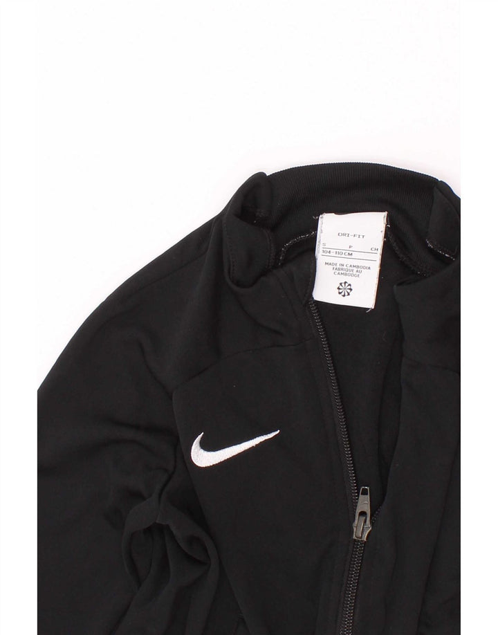 Kurtka dziewczęca Nike Dri Fit dresowa, mała, czarna, 4-5 lat