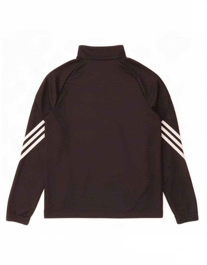 Chłopięcy dres Adidas Climalite z zamkiem błyskawicznym na szyi, 11-12 lat, czarny