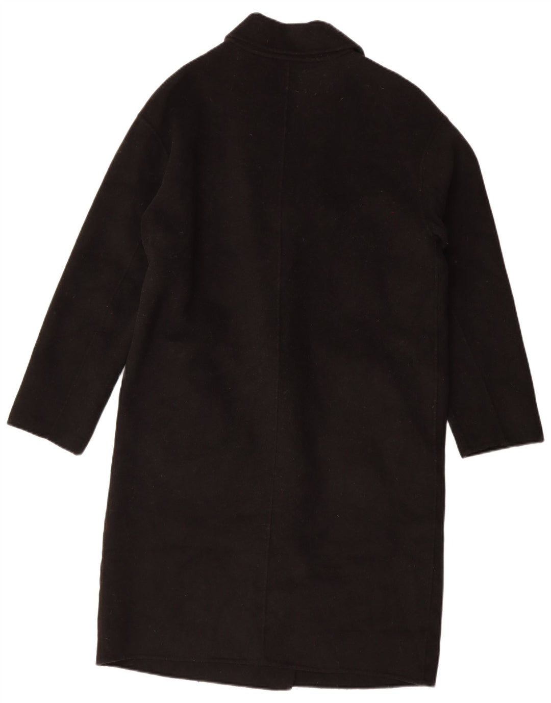 Damski płaszcz oversize z podwójnymi piersiami Zara UK 10 Small, czarna wełna