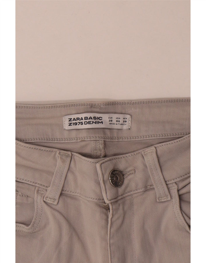 Damskie jeansy skinny Zara EU 38 Small W28 L30 Szare
