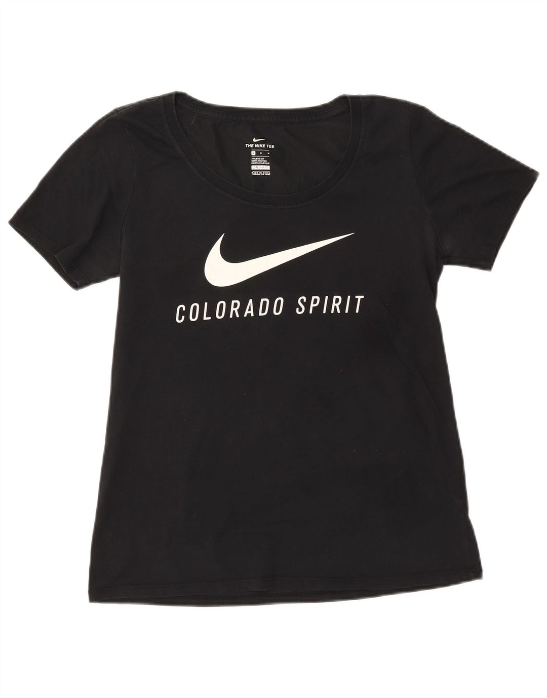 Damska koszulka NIKE Colorado Spirit Graphic Top UK 12, średnia czarna bawełna