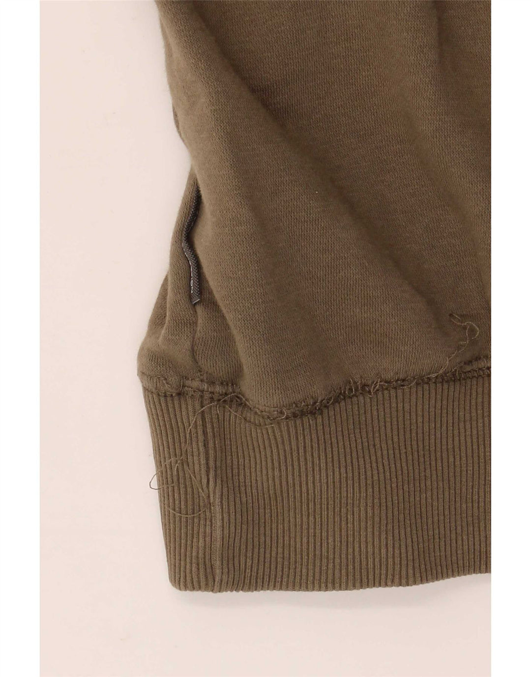 Męski sweter z kapturem French Connection, bawełna khaki, średnia