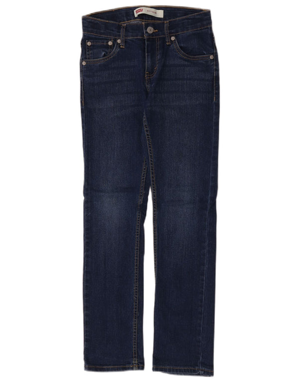 Dziewczęce Levi's 510 Slim Jeans 9-10 lat W26 L26 Niebieska bawełna