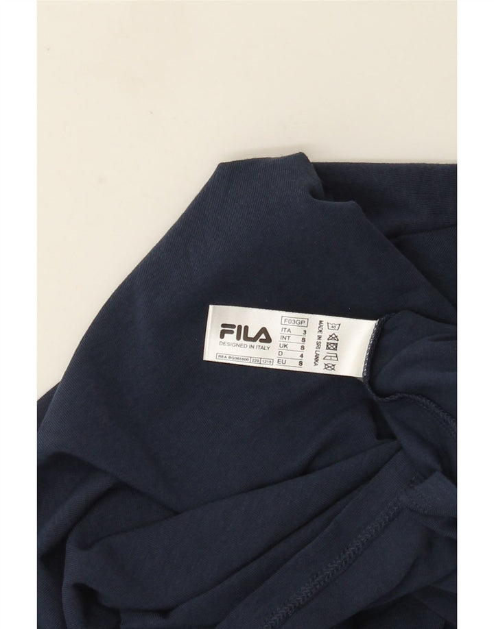 T-shirt męski Fila Top, mały, granatowy, bawełniany