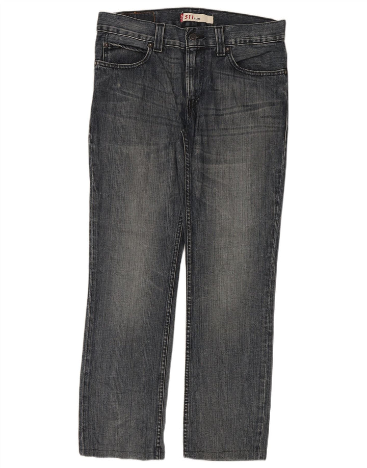 Męskie jeansy Levi's 511 Slim W34 L30 Niebieskie