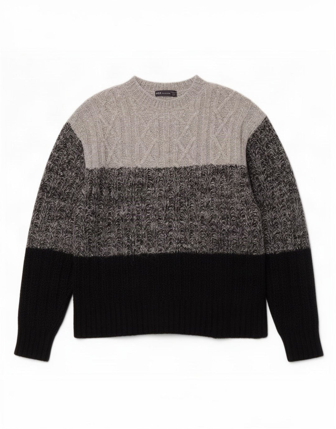 Sweter damski Marks & Spencer z okrągłym dekoltem, UK 14, średni szary