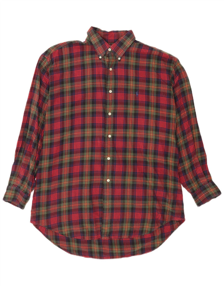 Polo Ralph Lauren Męska koszula flanelowa Blaire w dużą wielobarwną kratkę