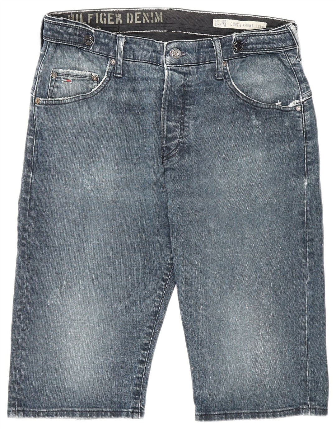 Męskie spodenki jeansowe Tommy Hilfiger Curtis Distressed W32 Medium Blue