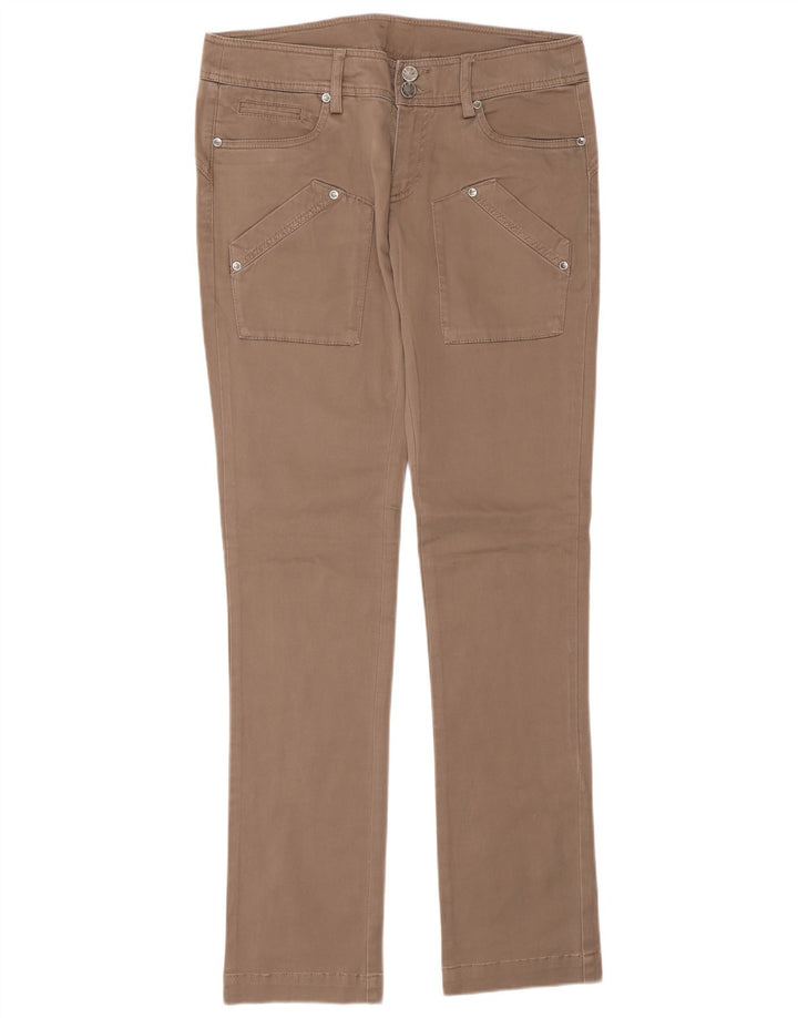Męskie spodnie typu slim casual Benetton W30 L33 beżowe