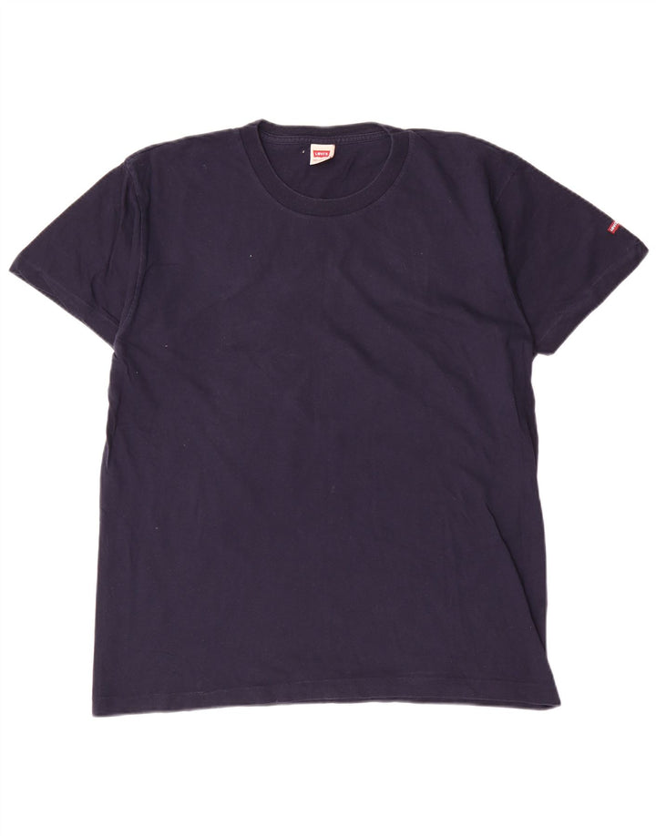 Męski T-shirt Levi's Top, duży, granatowy, bawełniany