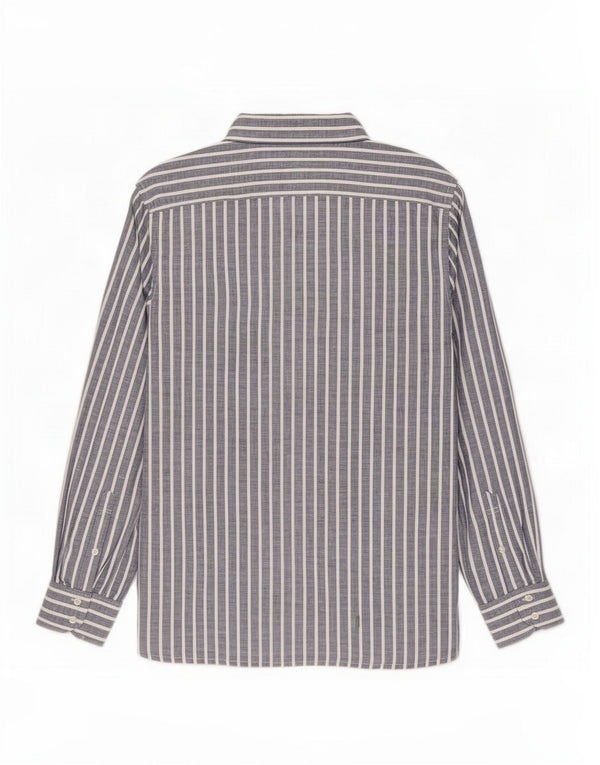 Koszula męska Tommy Hilfiger XL, granatowa, lniana w prążki