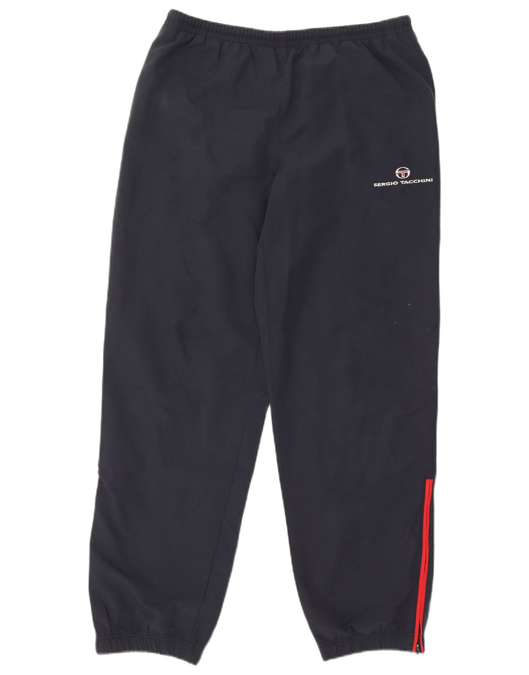Męskie spodnie dresowe Sergio Tacchini Joggery, duże granatowe, poliestrowe