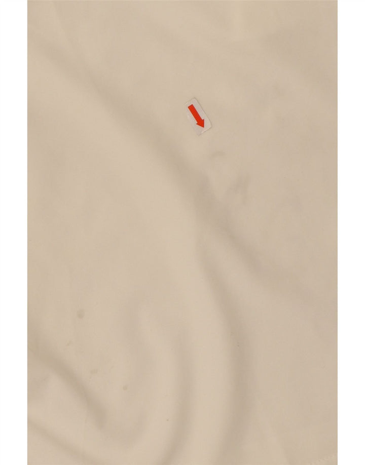 NIKE Boys Sport Shorts 13-14 Years XL Off White Polyester