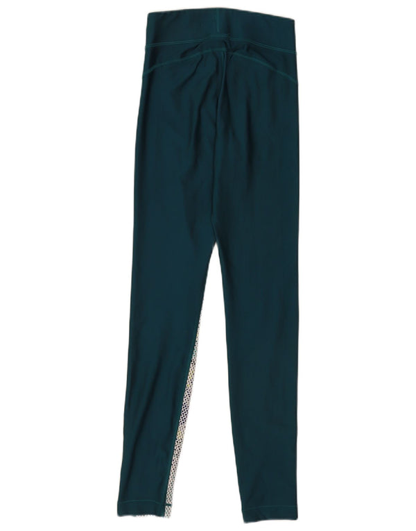 Damskie legginsy uciskowe Under Armour UK 6 XS, sportowe w zielone cętki