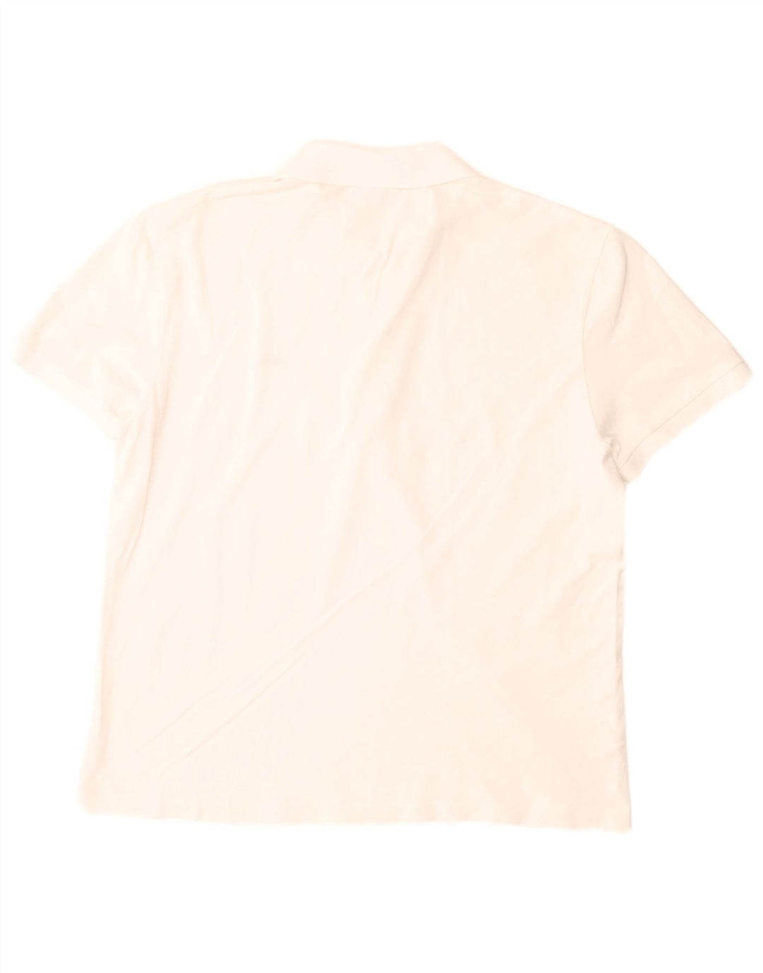 Męska koszulka polo Lacoste Slim Fit, średnia biała bawełna