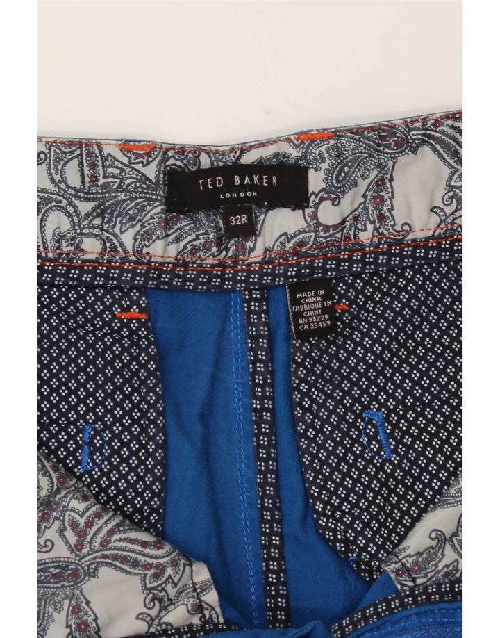 Męskie spodenki chino Ted Baker, średnie W32, niebieskie, bawełniane