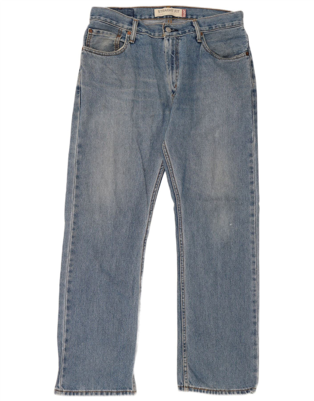 Męskie jeansy Levi's 505 Straight W33 L30 Niebieskie bawełniane