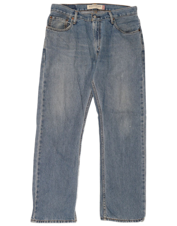 Męskie jeansy Levi's 505 Straight W33 L30 Niebieskie bawełniane