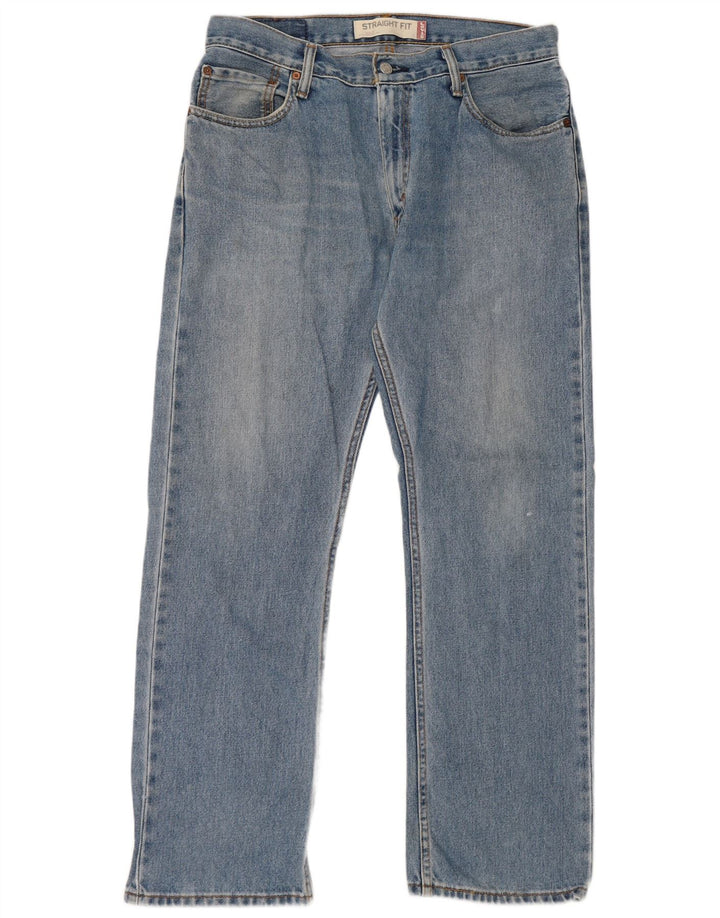 Męskie jeansy Levi's 505 Straight W33 L30 Niebieskie bawełniane