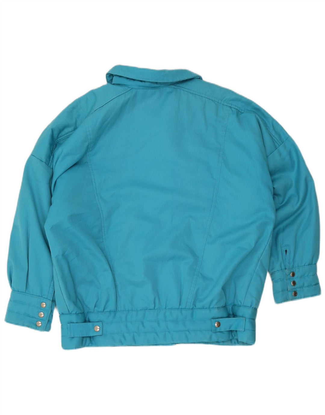 Vintage damska kurtka bomber UK 18 XL niebieska