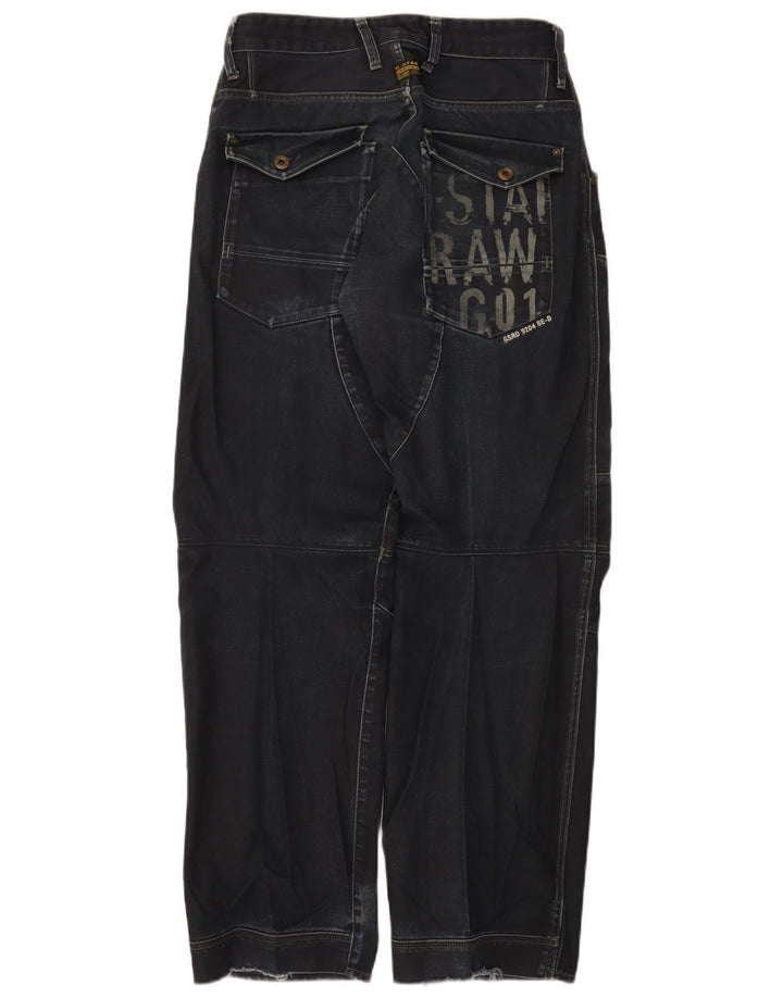 Męskie jeansy cargo G-Star 3301 Graphic W30 L33 Czarna bawełna
