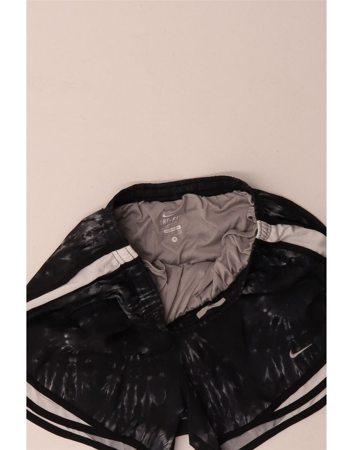 Damskie spodenki sportowe Nike Dri Fit UK 8, małe, czarne, poliestrowe