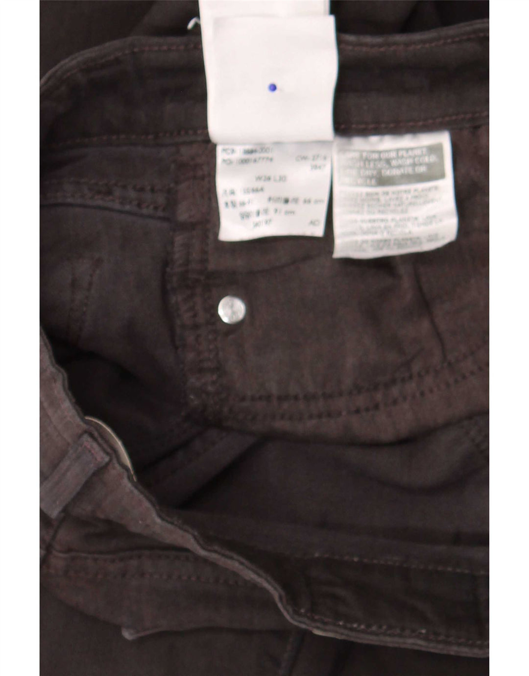 Damskie jeansy Levi's 712 Slim W26 L30 Czarna bawełna