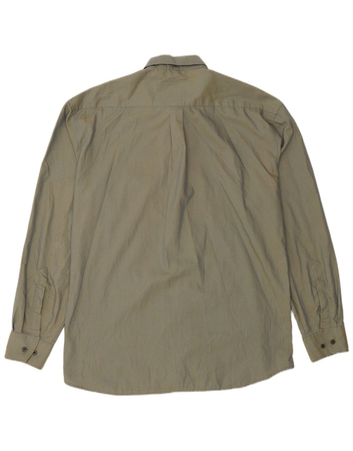 Koszula męska CLUB D'AMINGO, rozmiar 39/40, średnio zielona w cętki