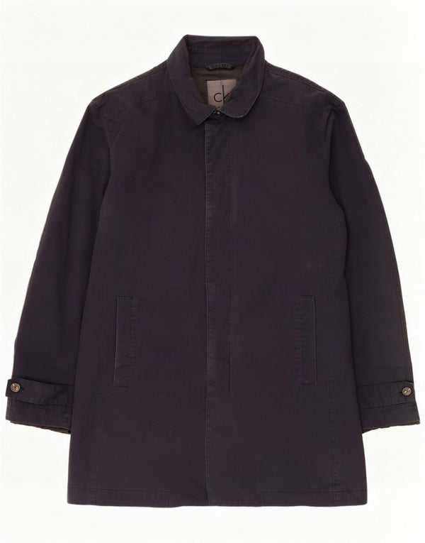 Płaszcz męski Calvin Klein UK 44 2XL Granatowy Poliester