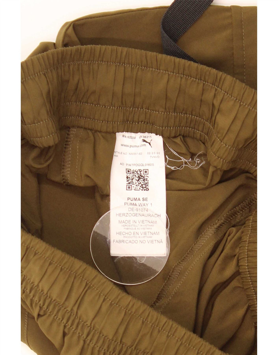 Damskie spodnie dresowe Puma Cargo Joggers UK 8, małe, khaki, poliester