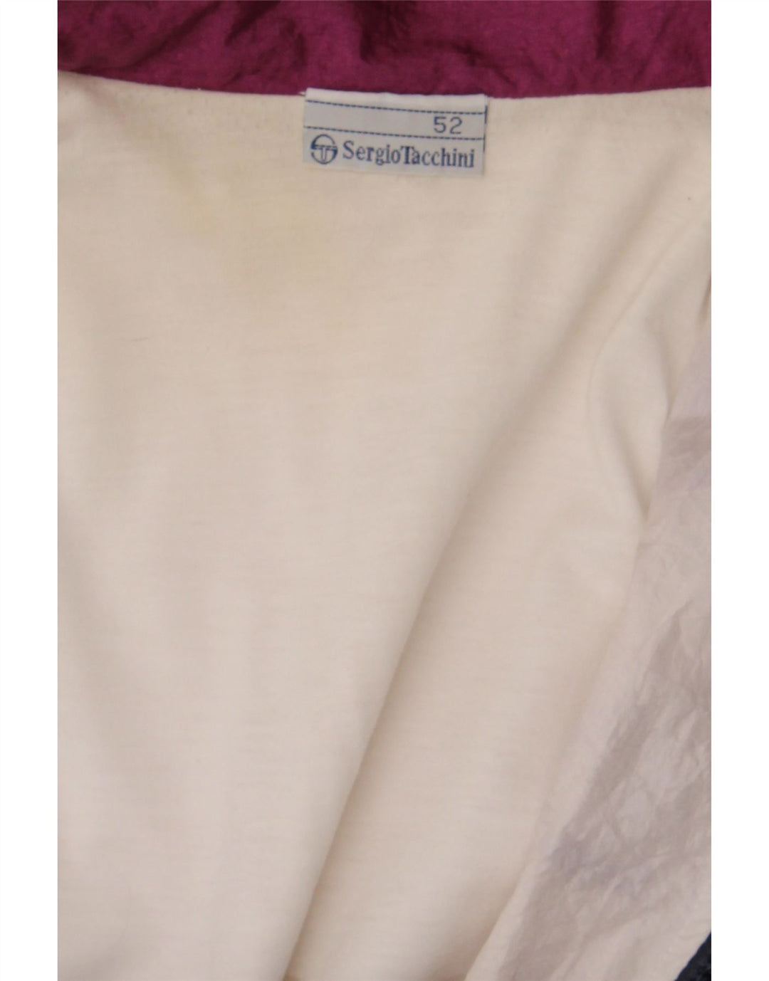 Męska kurtka dresowa Sergio Tacchini IT 52, duża, granatowa, geometryczna