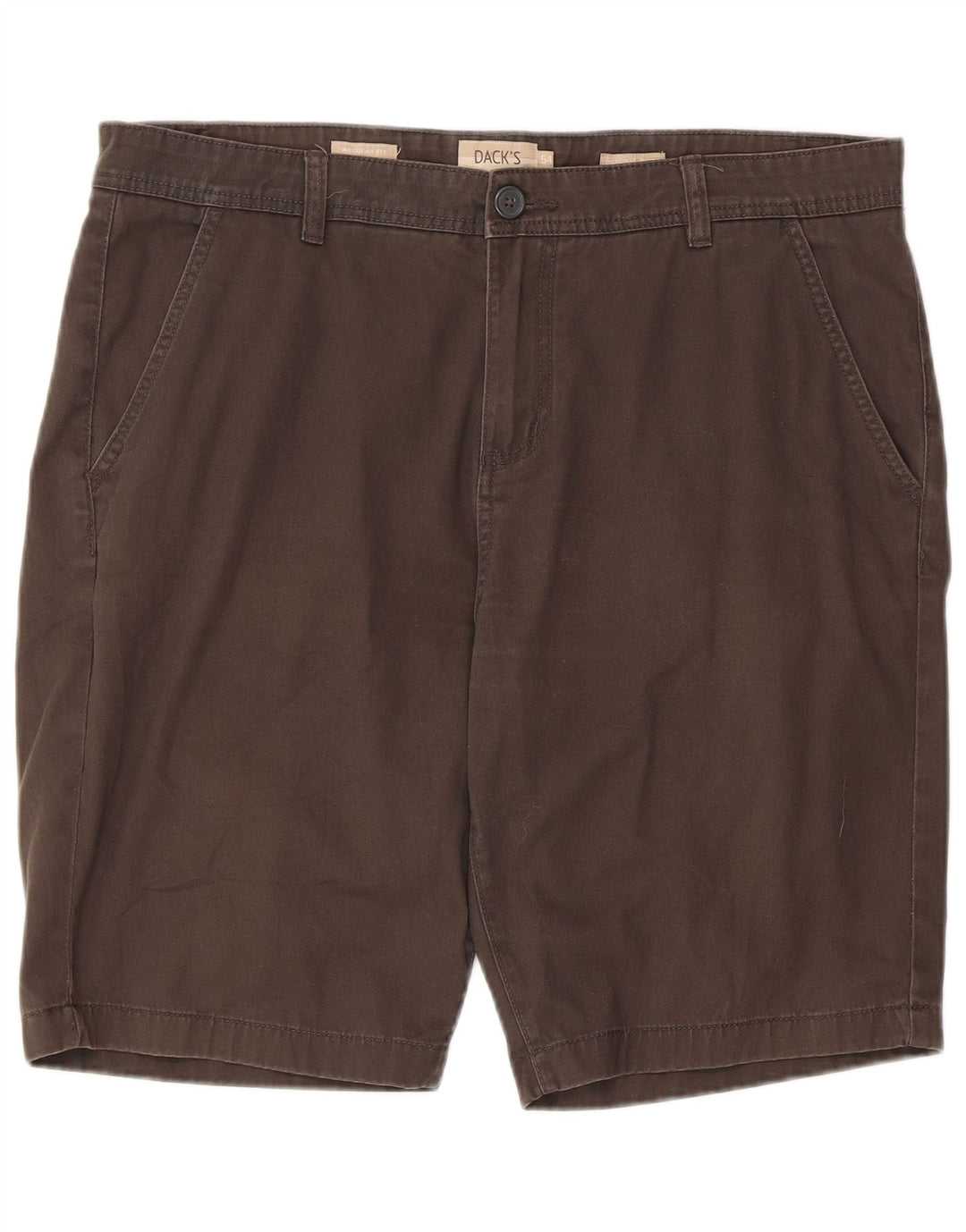 Męskie spodenki chino o regularnym kroju Dack's IT 54 2XL W36 Brązowa bawełna