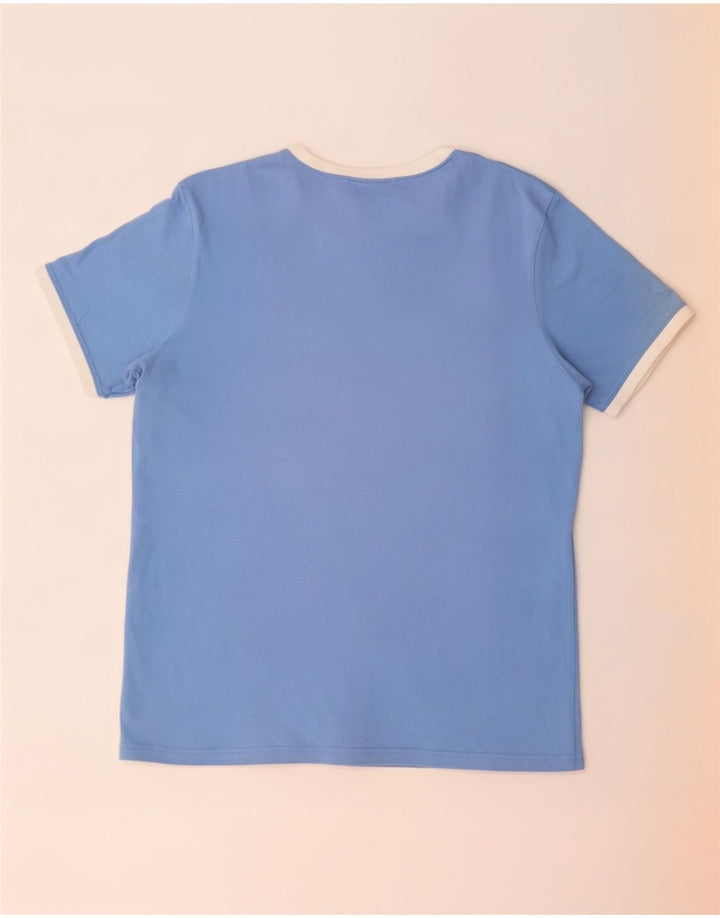 T-shirt męski Ellesse, bawełniany, średni niebieski