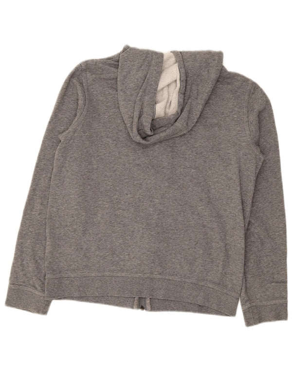 Chłopięcy sweter z kapturem i zamkiem Nike o standardowym kroju, 13-14 lat, XL, szara bawełna