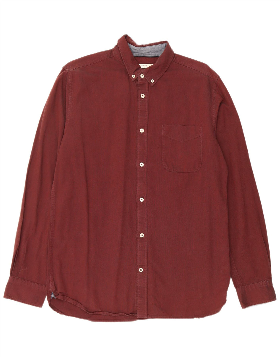 Koszula męska Jack & Jones, duża, bordowa, bawełniana