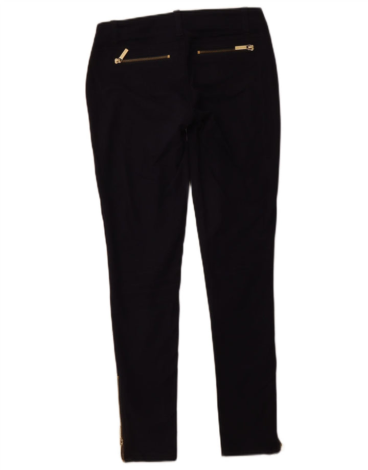 Spodnie damskie MICHAEL KORS Skinny US 00 2XS W26 L28 granatowe
