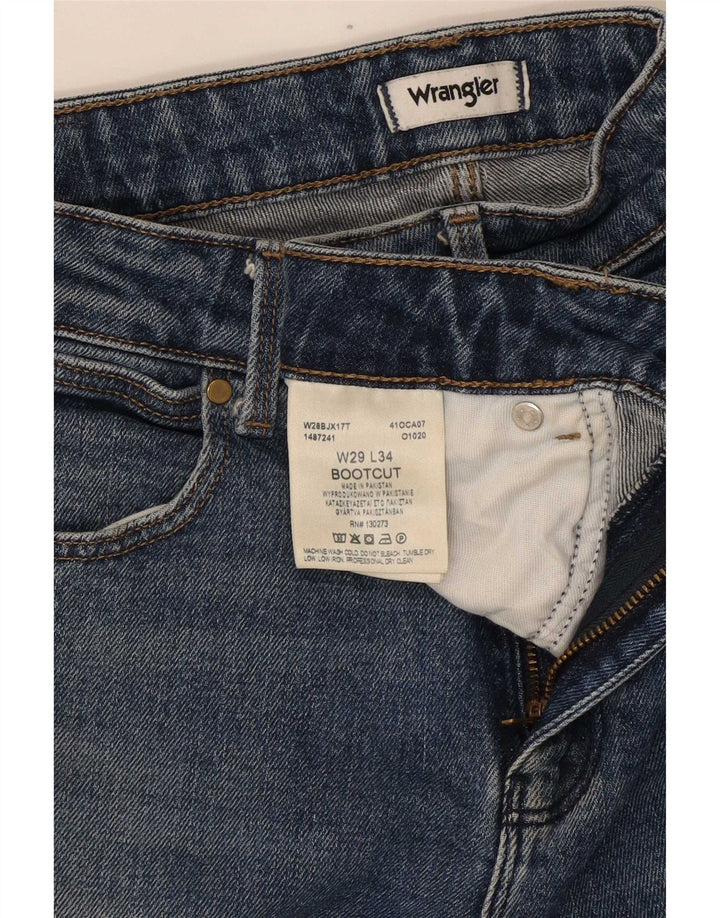 Damskie jeansy Bootcut Wrangler W29 L34 Niebieskie, bawełniane