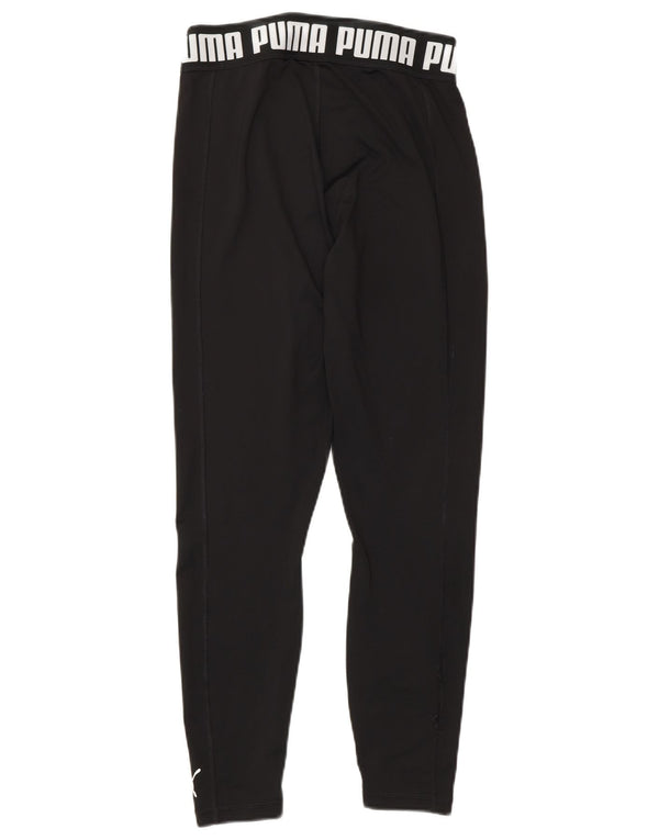 Damskie legginsy z grafiką PUMA UK 10, małe, czarne, poliestrowe