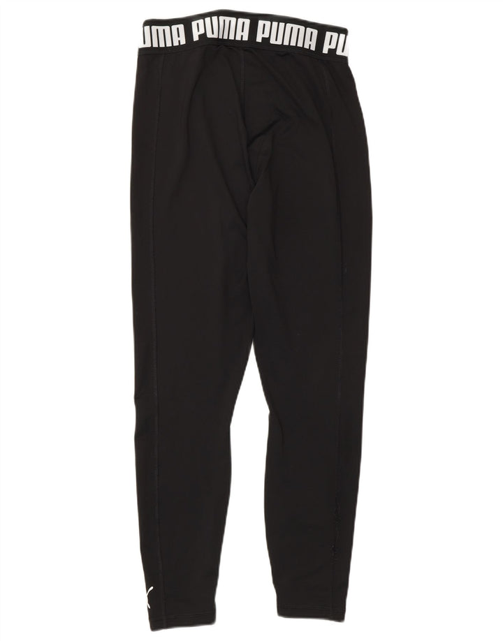 Damskie legginsy z grafiką PUMA UK 10, małe, czarne, poliestrowe