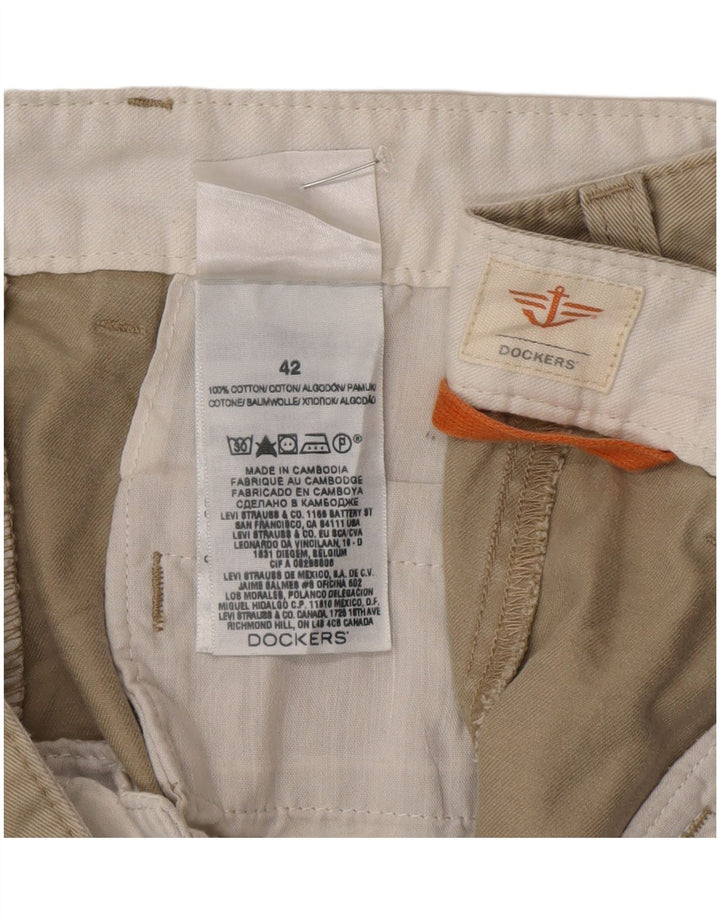 Męskie spodenki cargo Dockers W42 2XL beżowa bawełna