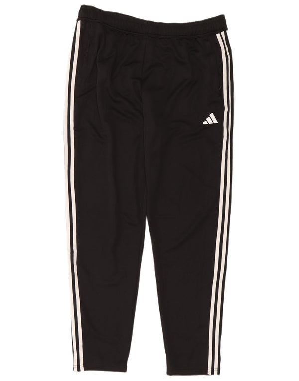 Męskie spodnie dresowe Adidas XL, czarne, poliestrowe, sportowe