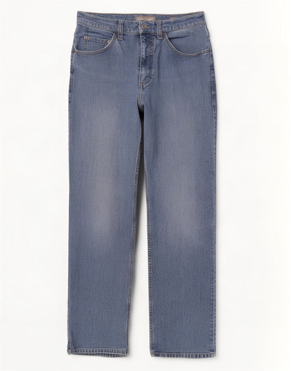 Mustang Womens Tramper Slim Jeans W33 L32 Blue Cotton