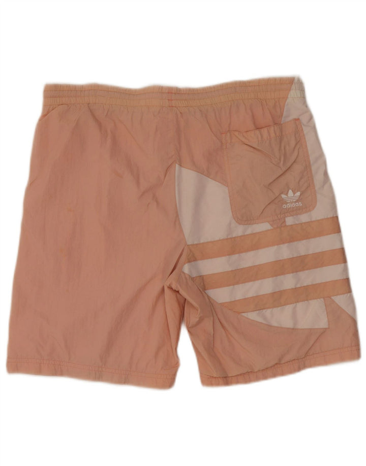 Męskie spodenki kąpielowe Adidas Graphic, średni różowy poliamid