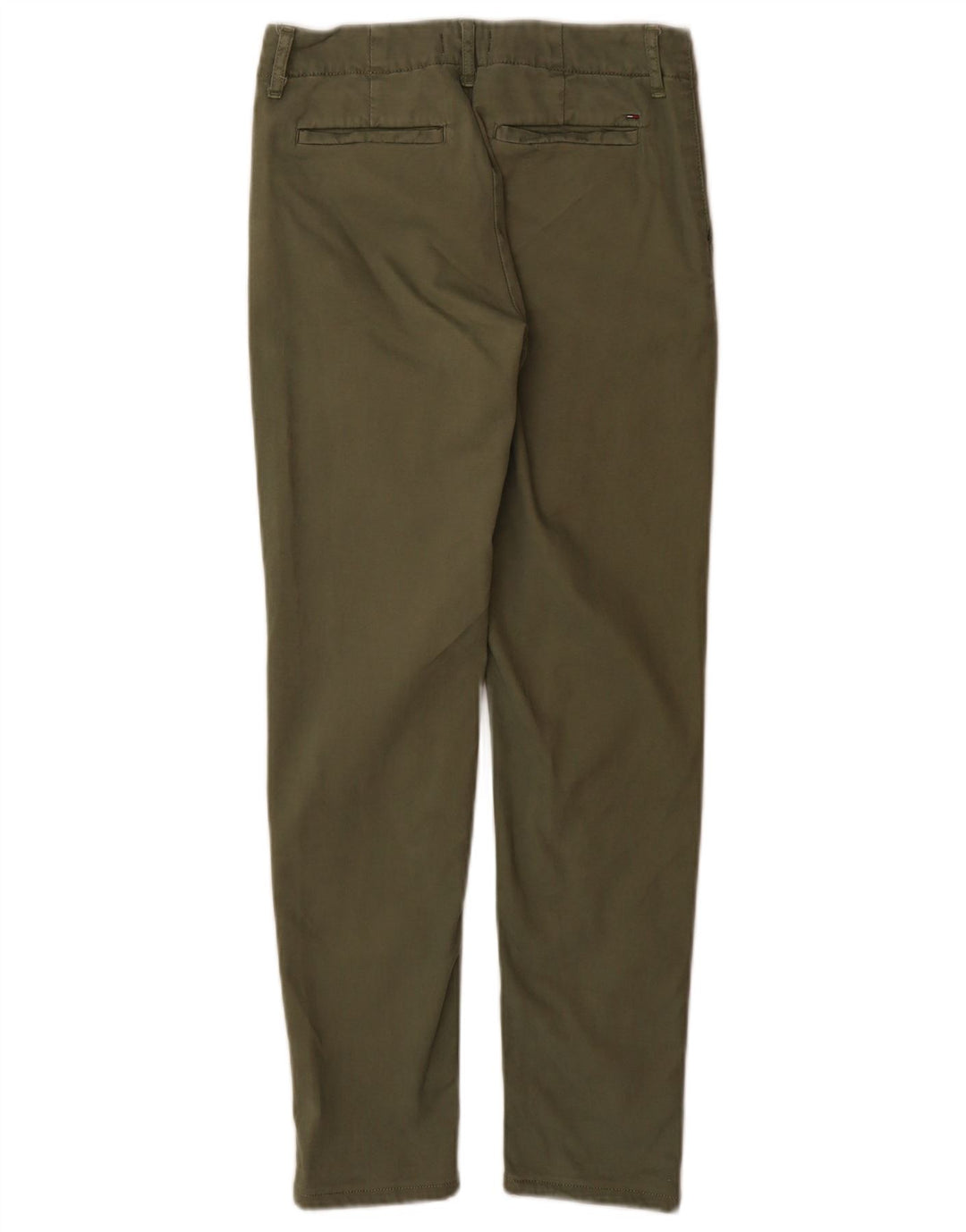 Damskie spodnie Chino Tommy Hilfiger W25 L30 Zielona bawełna